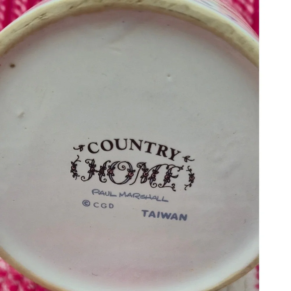 Vintage Country Home‎ Paul Marshall Ceramic Swan Canister with Lid White 5.5